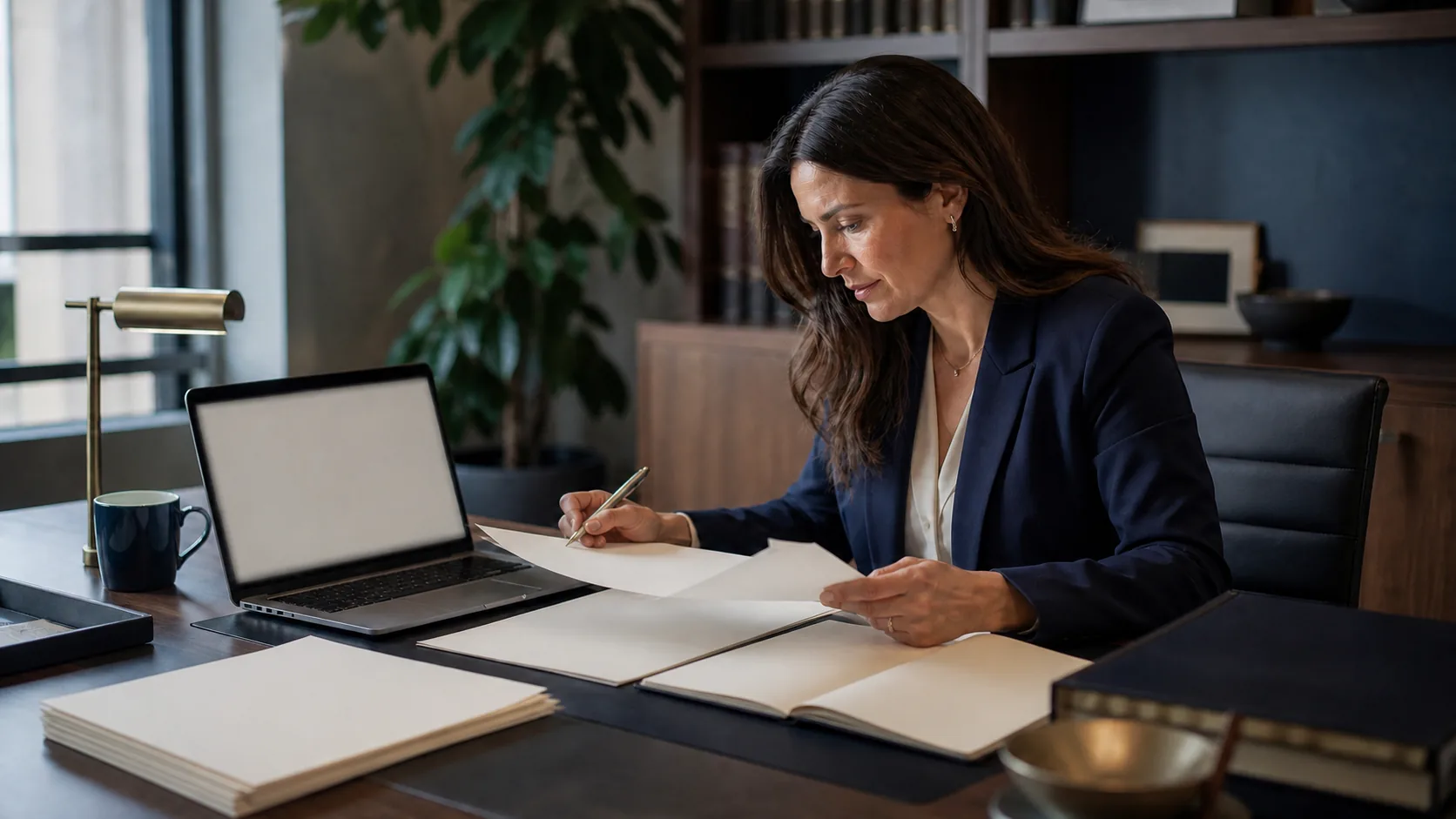 Ontario lawyer reviewing an AI-assisted legal memo against a controlled source set